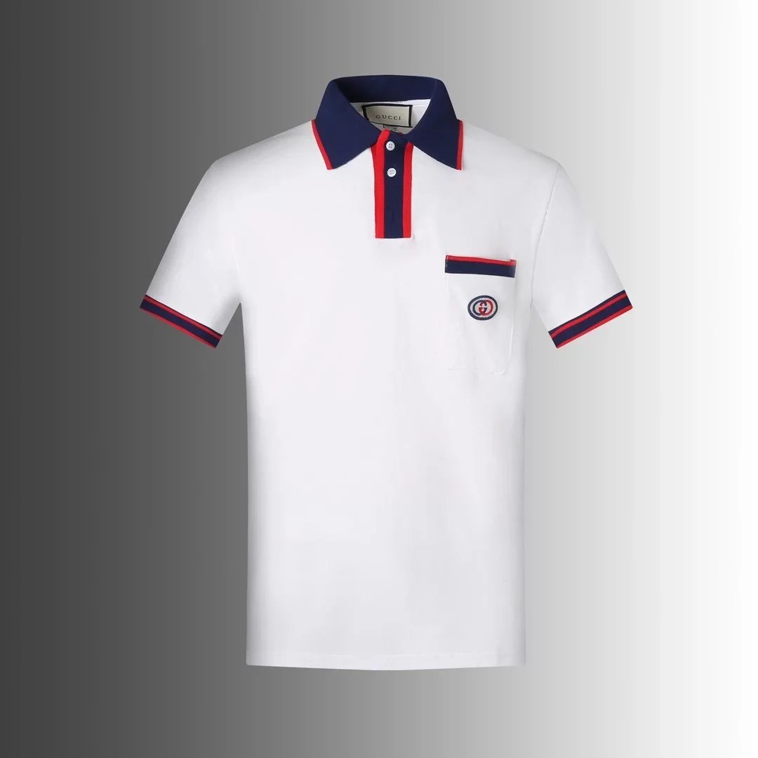 Gucci Logo Print White Polo Shirt - 13