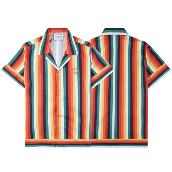 Casablanca Patterned Green Polo Shirt - 22