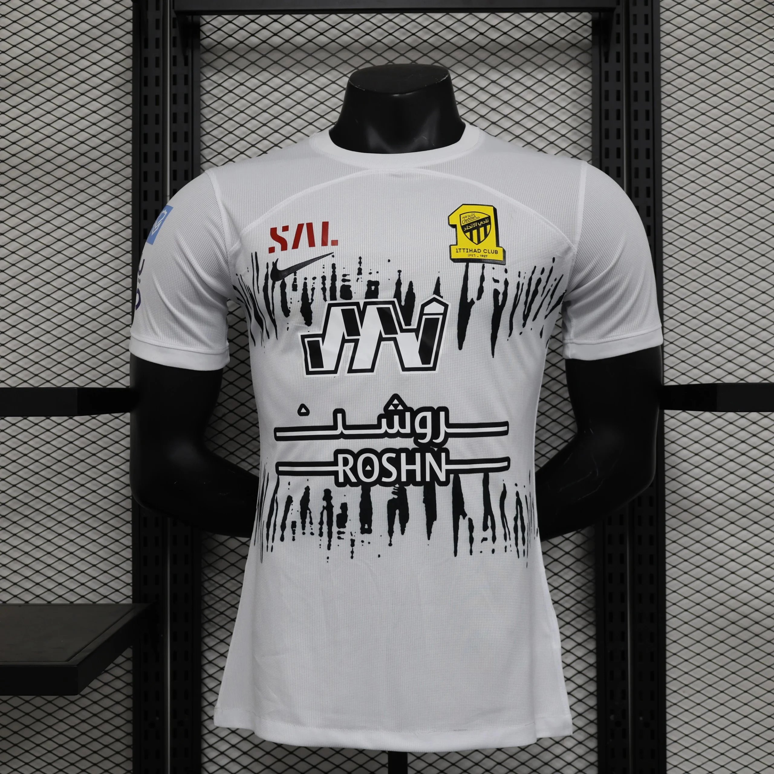 Nike Al-Ittihad Club 2023-24 Third Jersey Black / Yellow - 18