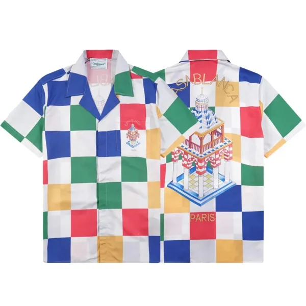 Casablanca Patterned Green Polo Shirt - 30