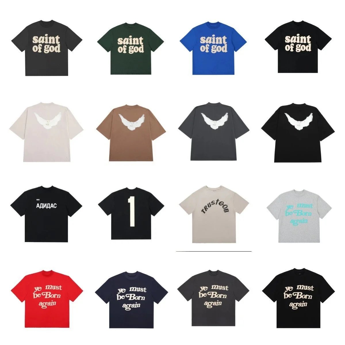 Saint of God T-Shirts [18 styl