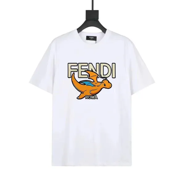 Fendi FF Monogram All-Over Black T-Shirt - 17