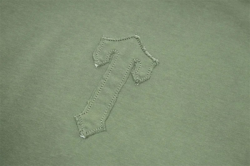 Trapstar Embroidered 'It's A Secret' T-Shirt Sage Green - 8
