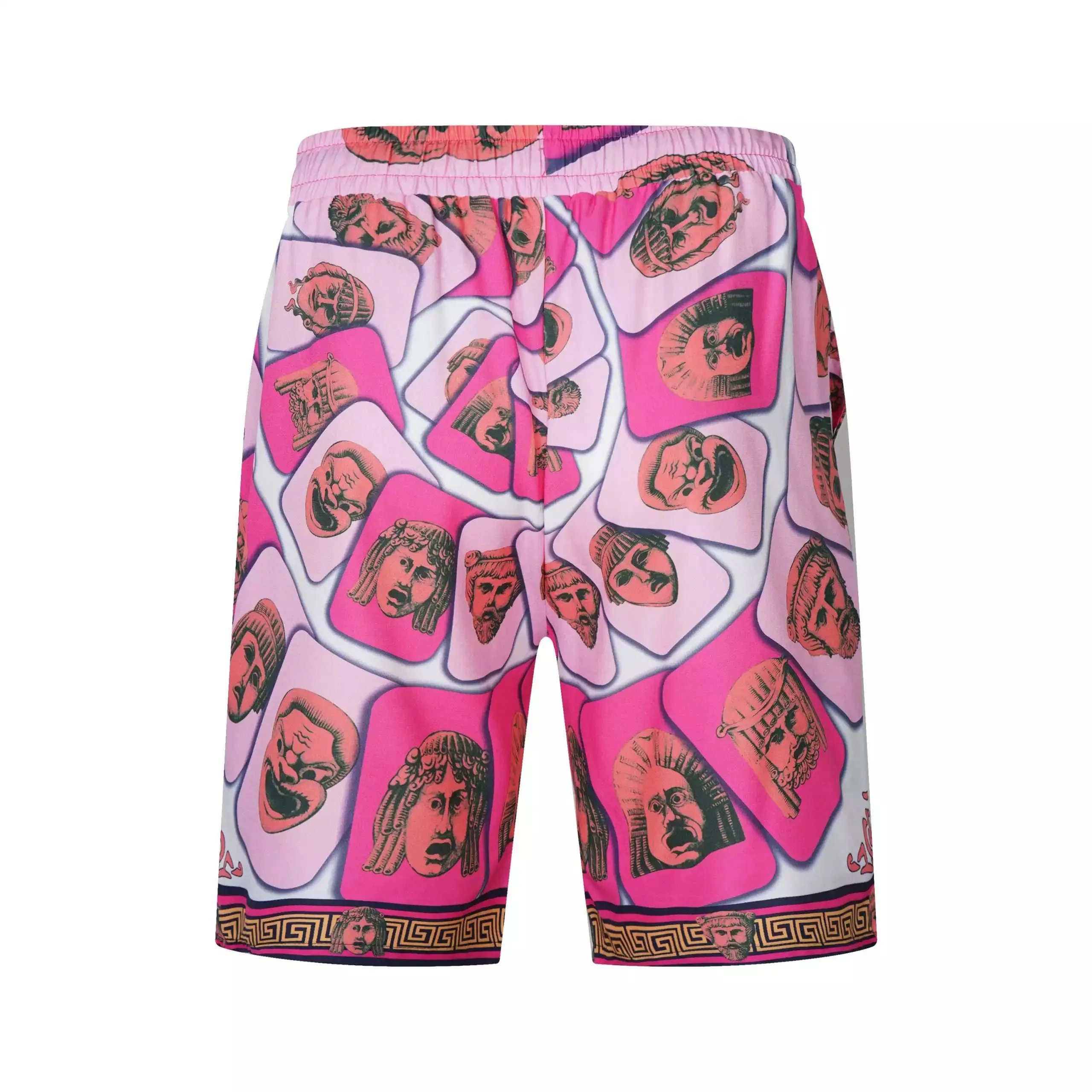 Versace Medusa Print Short-Sleeve Shirt and Shorts Set Multicolor - 26