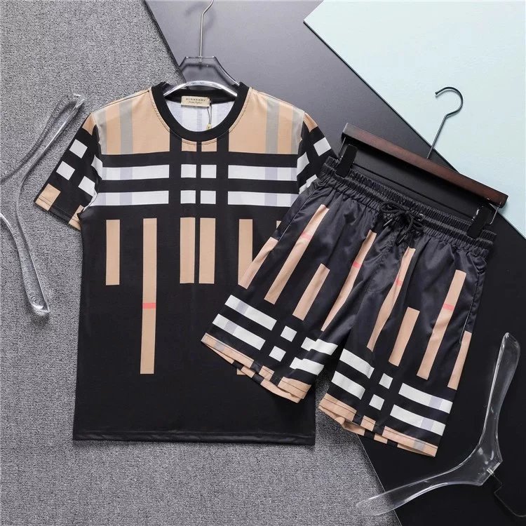 Burberry Check Print Short-Sleeve Shirt and Shorts Set Multicolor - 13