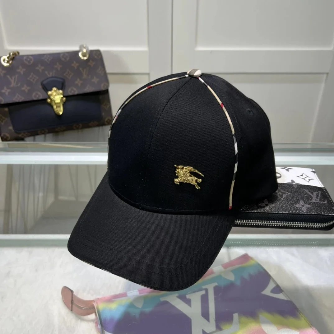 Burberry Classic Check Baseball Cap Beige - 14