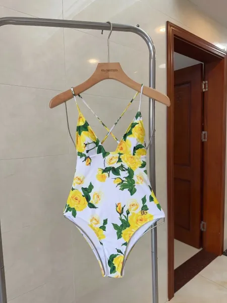 Dolce & Gabbana Logo Band Bralette and Brief Set White Underwear - 23
