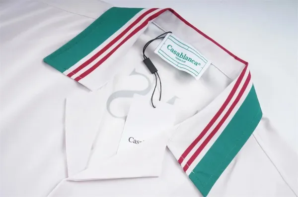 Casablanca Casa Tennis Club White Polo Shirt - 3