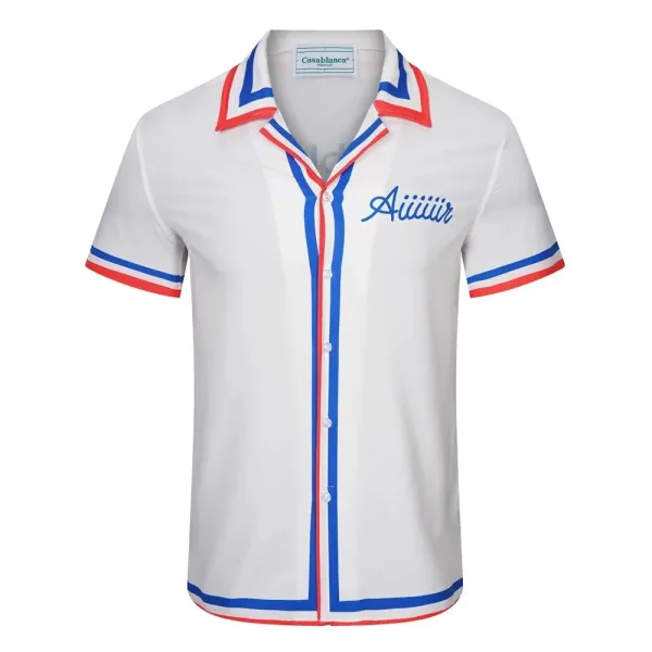 Casablanca Casa Tennis Club White Polo Shirt - 17