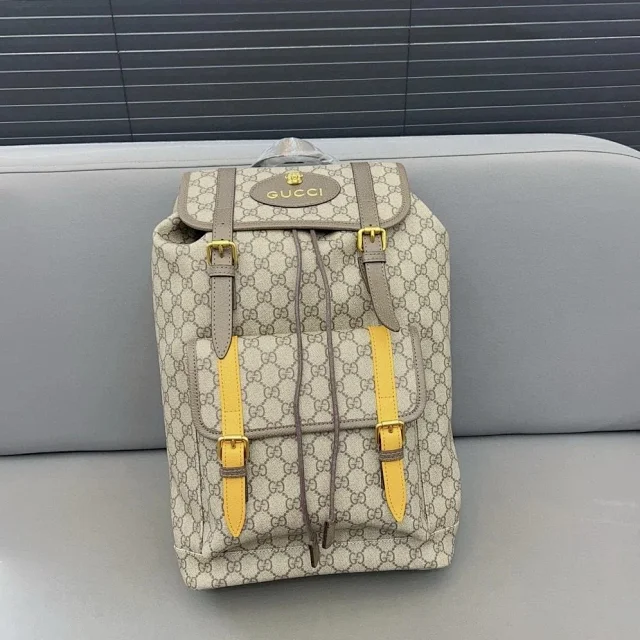 Gucci Backpacks Web Stripe and GG Monogram Designs product detail image 29