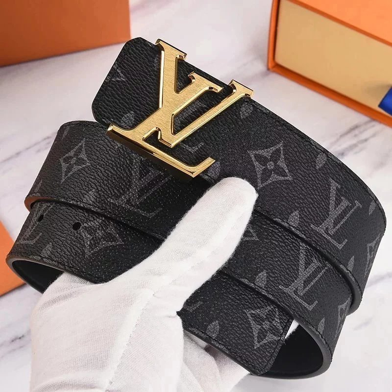 Louis Vuitton LV Initiales Belt Brown Monogram Leather Belt - 15