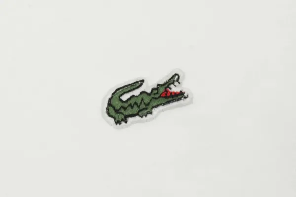 Lacoste Classic Crocodile Logo White T-Shirt - 8