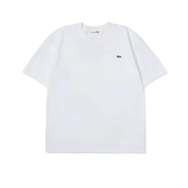 Lacoste Classic Crocodile Logo White T-Shirt - 24
