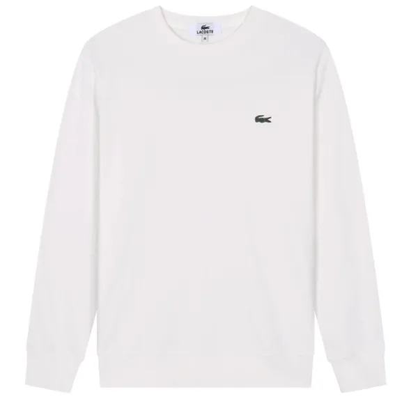Lacoste Crocodile Logo Graphic Sweatshirt Gray Hoodie - 8