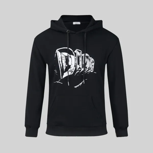 Dior Oblique Stripe Hoodie White - 12