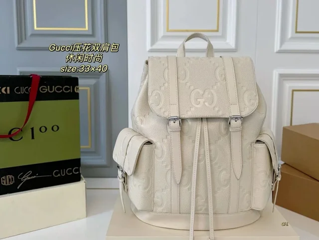 Gucci Backpacks Web Stripe and GG Monogram Designs product detail image 37