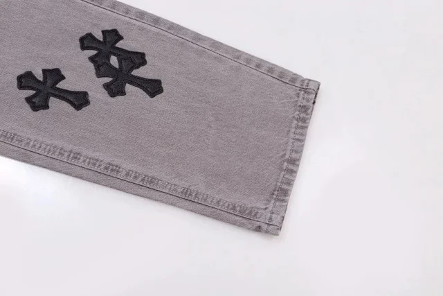 Unbranded Jeans Straight-Leg Cross Appliqué product detail image 11