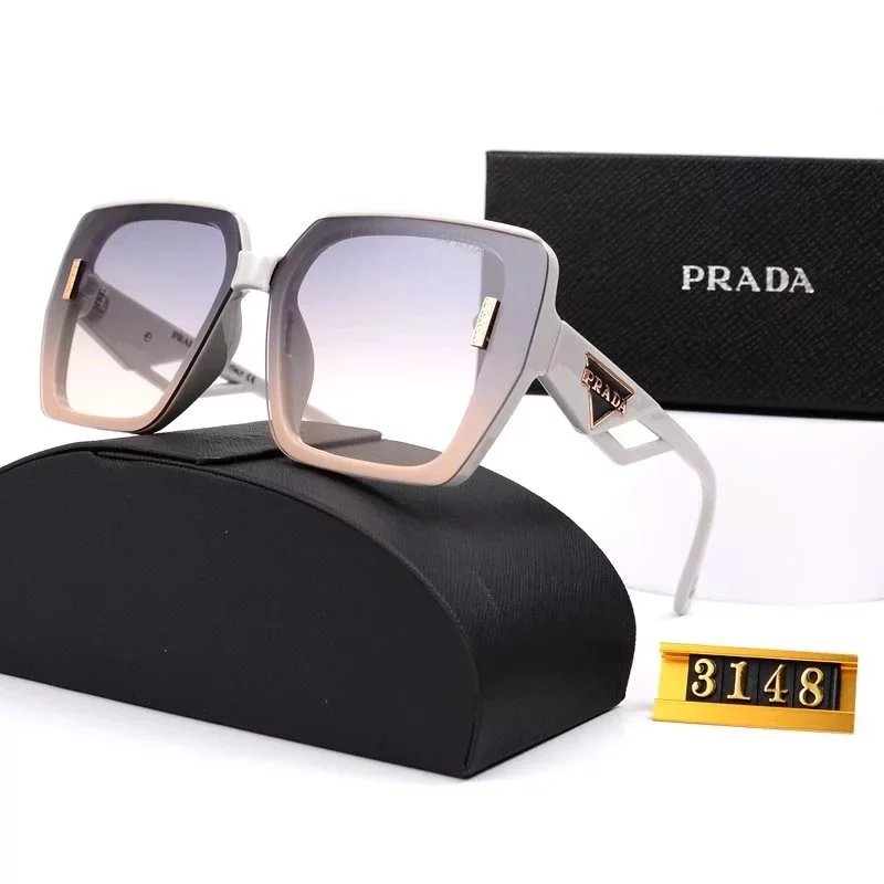 Prada Square Frame Brown Gradient Sunglasses - 17