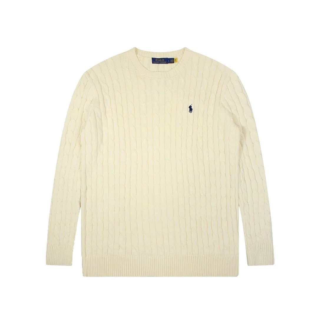 Polo Ralph Lauren Cable Knit Cardigan Lavender Sweater - 22