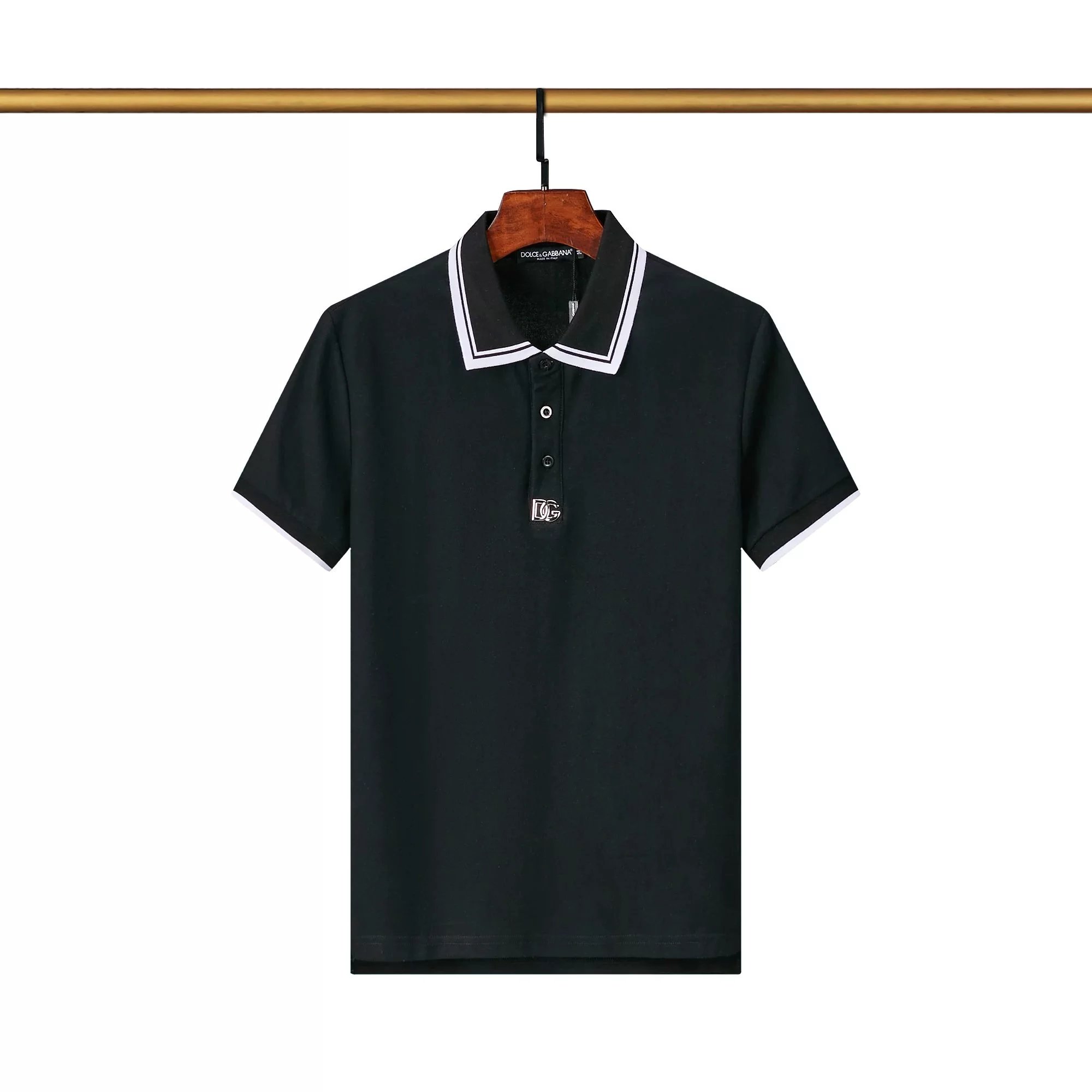 Dolce & Gabbana Heart DG Logo White Polo Shirt - 28