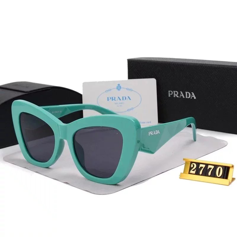 Prada Square Frame Brown Gradient Sunglasses - 7