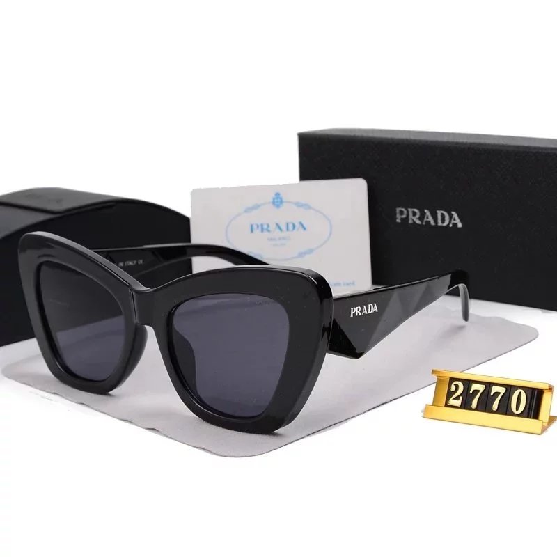 Prada Square Frame Brown Gradient Sunglasses - 2