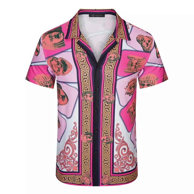 Versace Matching Sets Short-Sleeve Printed Shirt and Shorts Set product detail image 22