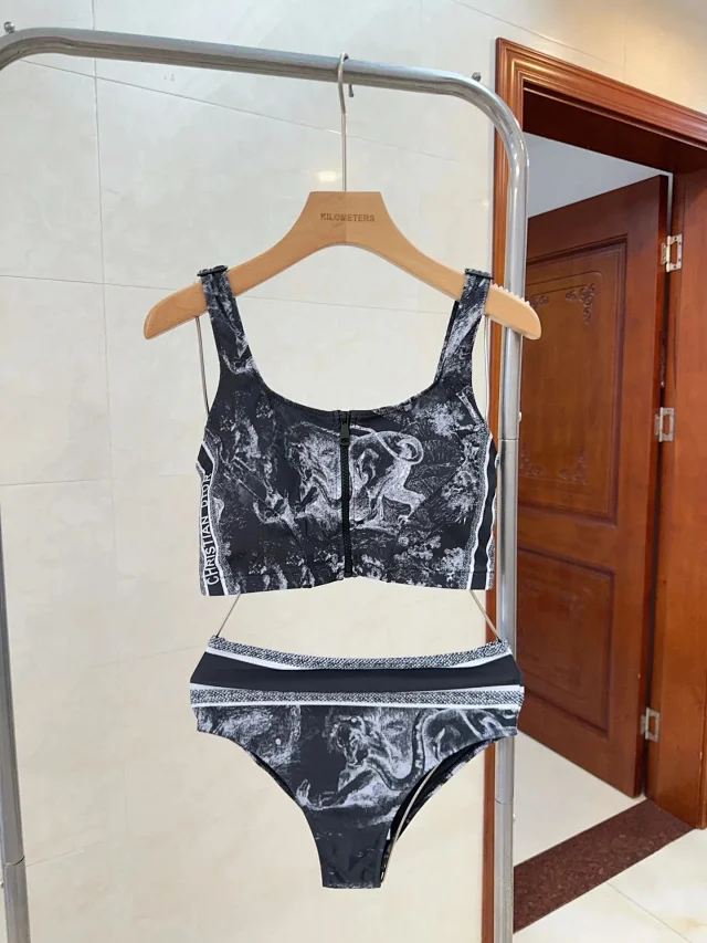 Christian Dior Swimwear Triangle string bikini set product detail image 34