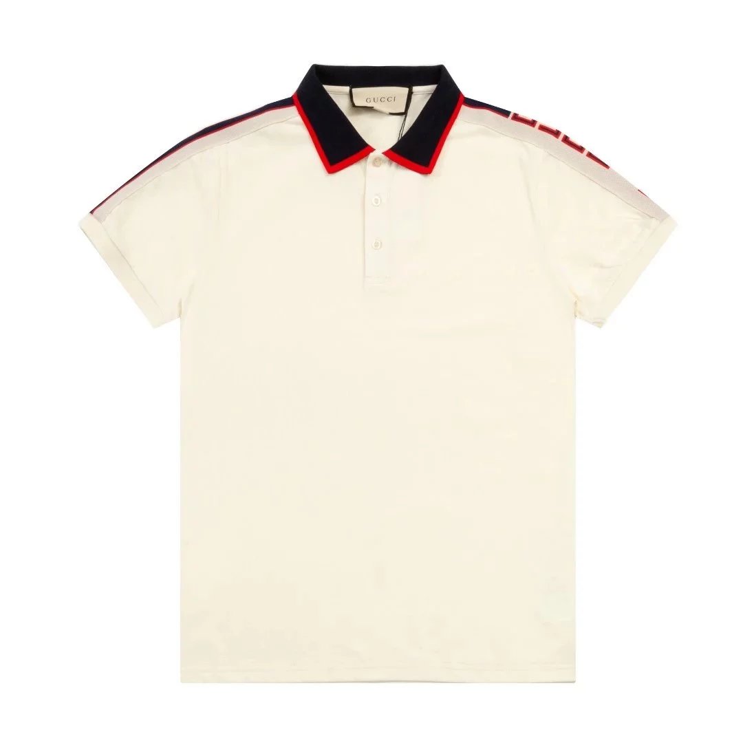Gucci Pineapple Embroidered Polo Orange Polo Shirt - 6