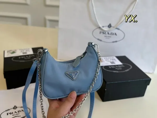 Prada Re-Nylon Mini Shoulder Bag Black - 11