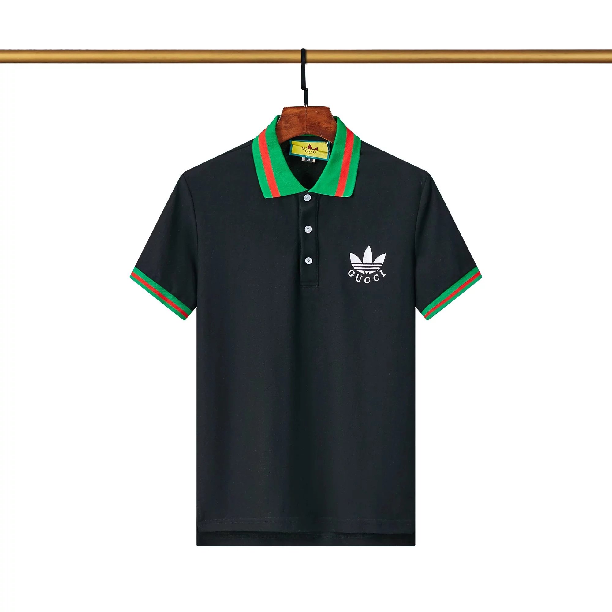 Gucci Pineapple Embroidered Polo Orange Polo Shirt - 17