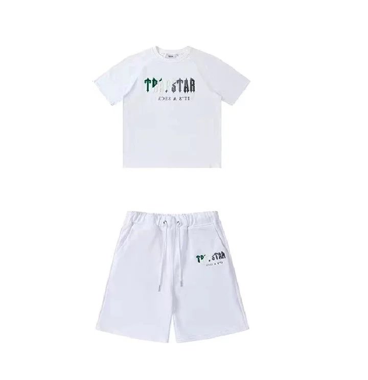 Trapstar T-Shirt and Shorts Set White - 14