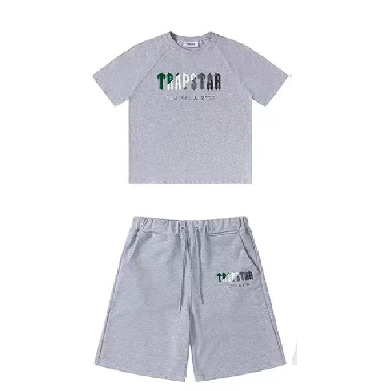 Trapstar T-Shirt and Shorts Set White - 17
