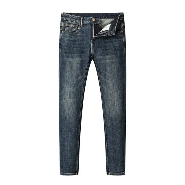 Unbranded Jeans Slim-fit five-pocket with decorative waistband trim product detail image 15