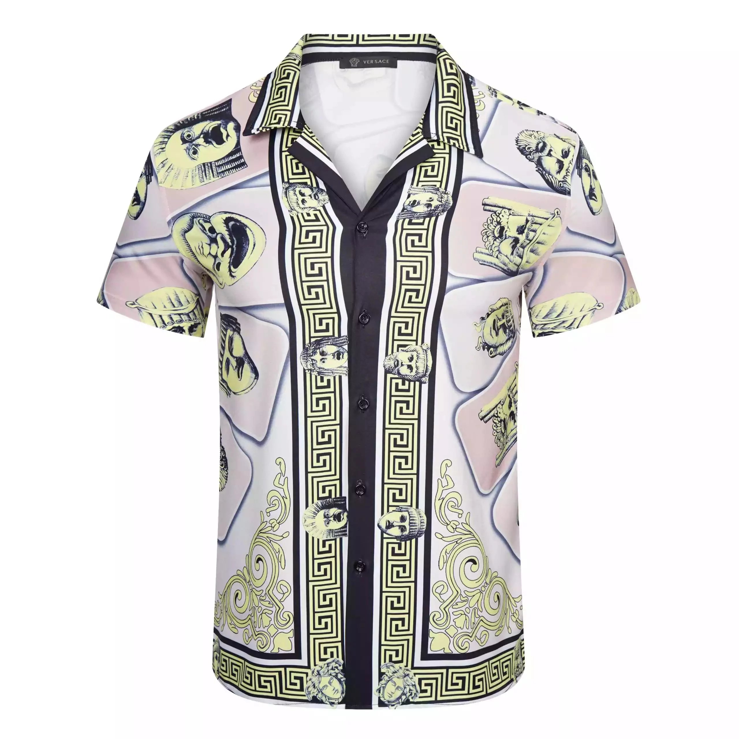 Versace Medusa Print Short-Sleeve Shirt and Shorts Set Multicolor - 27