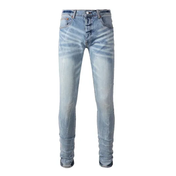 Off-White Paint Splatter Distressed Skinny Jeans - 33