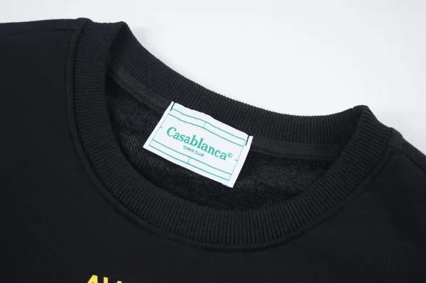 Casablanca Arch Print Black Crewneck Sweatshirt Sweater - 3