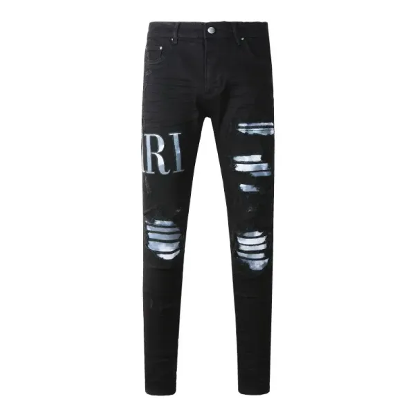 Gallery Dept. Distressed Black Denim Jeans - 14