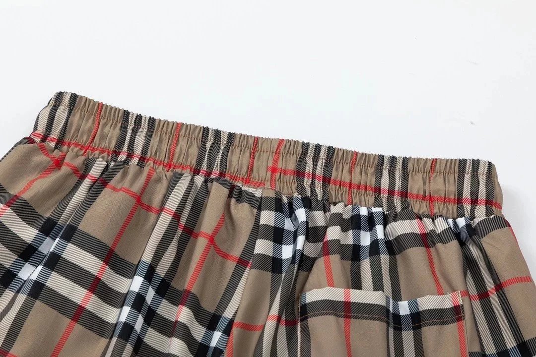 Burberry Thomas Bear Print Cotton Sweat Shorts White - 6