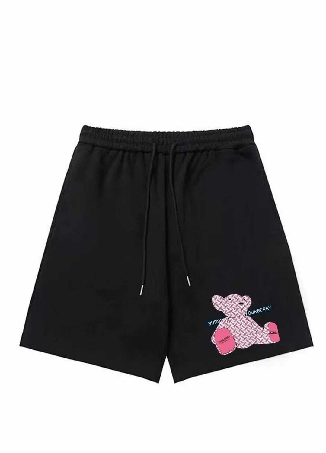 Burberry Thomas Bear Print Cotton Sweat Shorts White - 17