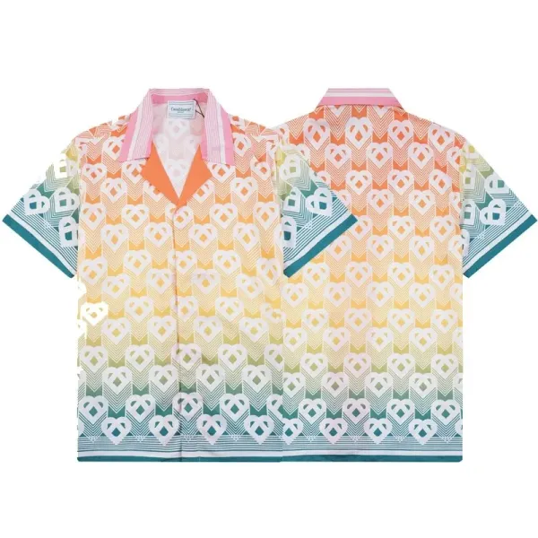Casablanca Patterned Green Polo Shirt - 18