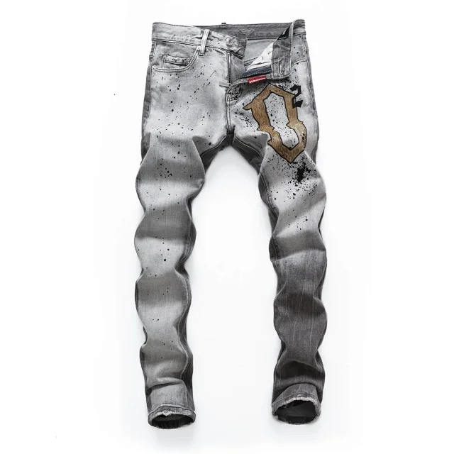 Dsquared2 Jeans Distressed paint-splatter product detail image 35