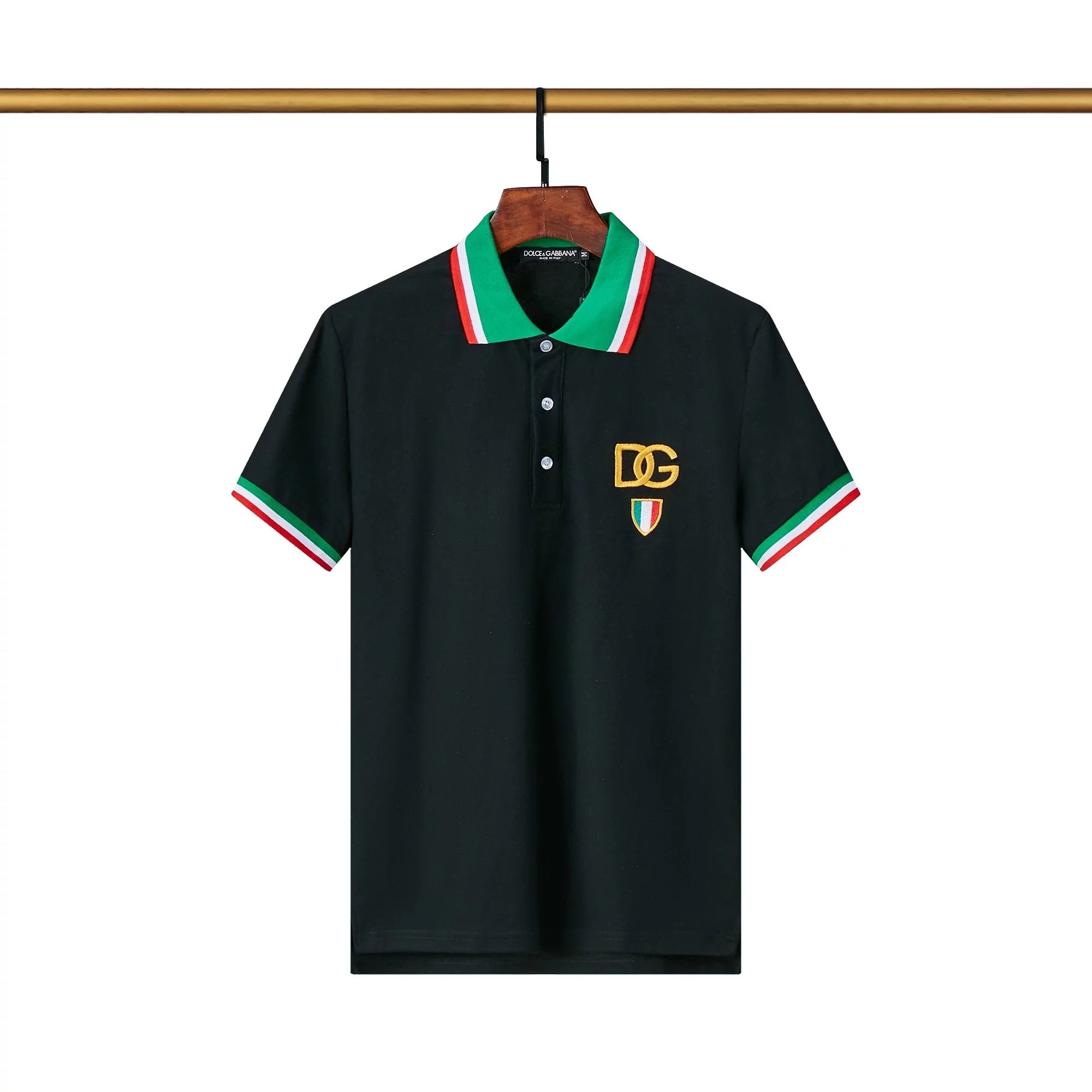 Dolce & Gabbana Heart DG Logo White Polo Shirt - 29