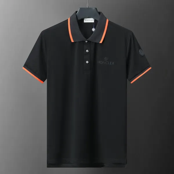 Moncler Logo Polo White Polo Polo Shirt - 18