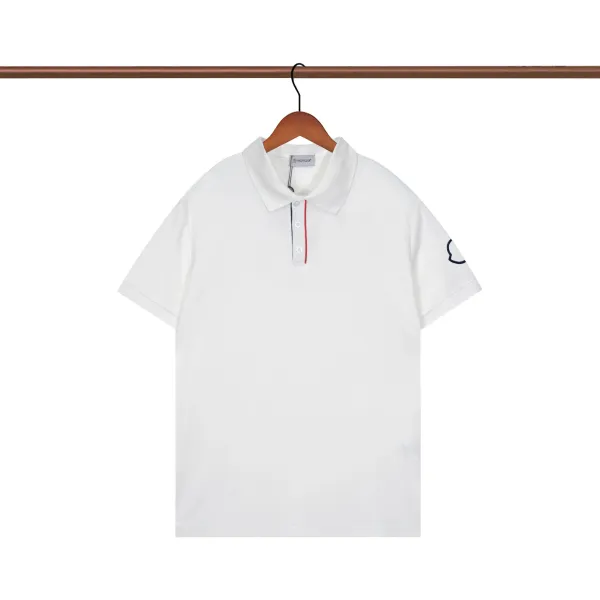 Moncler Logo Polo White Polo Polo Shirt - 22
