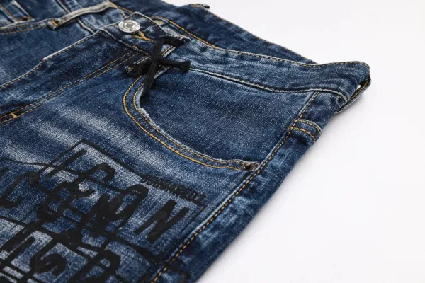 Dsquared2 Distressed Paint-Splatter Slim Fit Jeans - 13