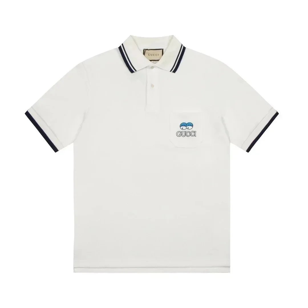 Gucci Tiger Print Polo Shirt Multicolor - 18
