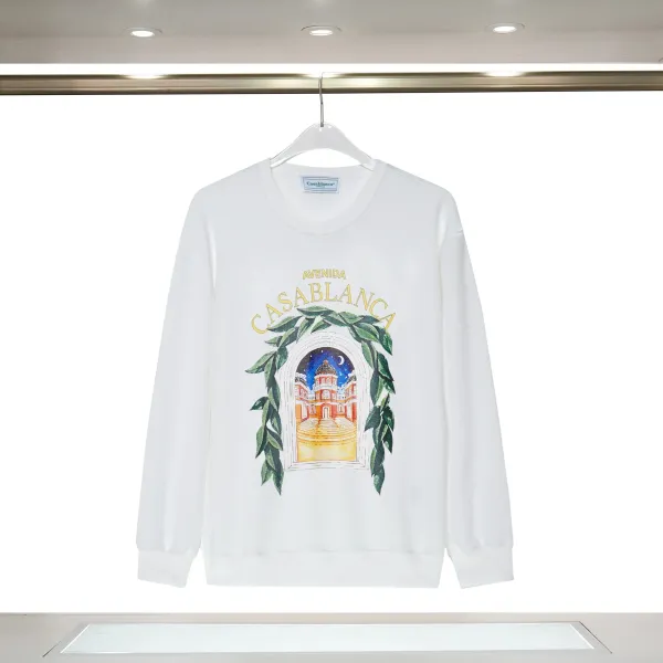Casablanca Arch Print Black Crewneck Sweatshirt Sweater - 18
