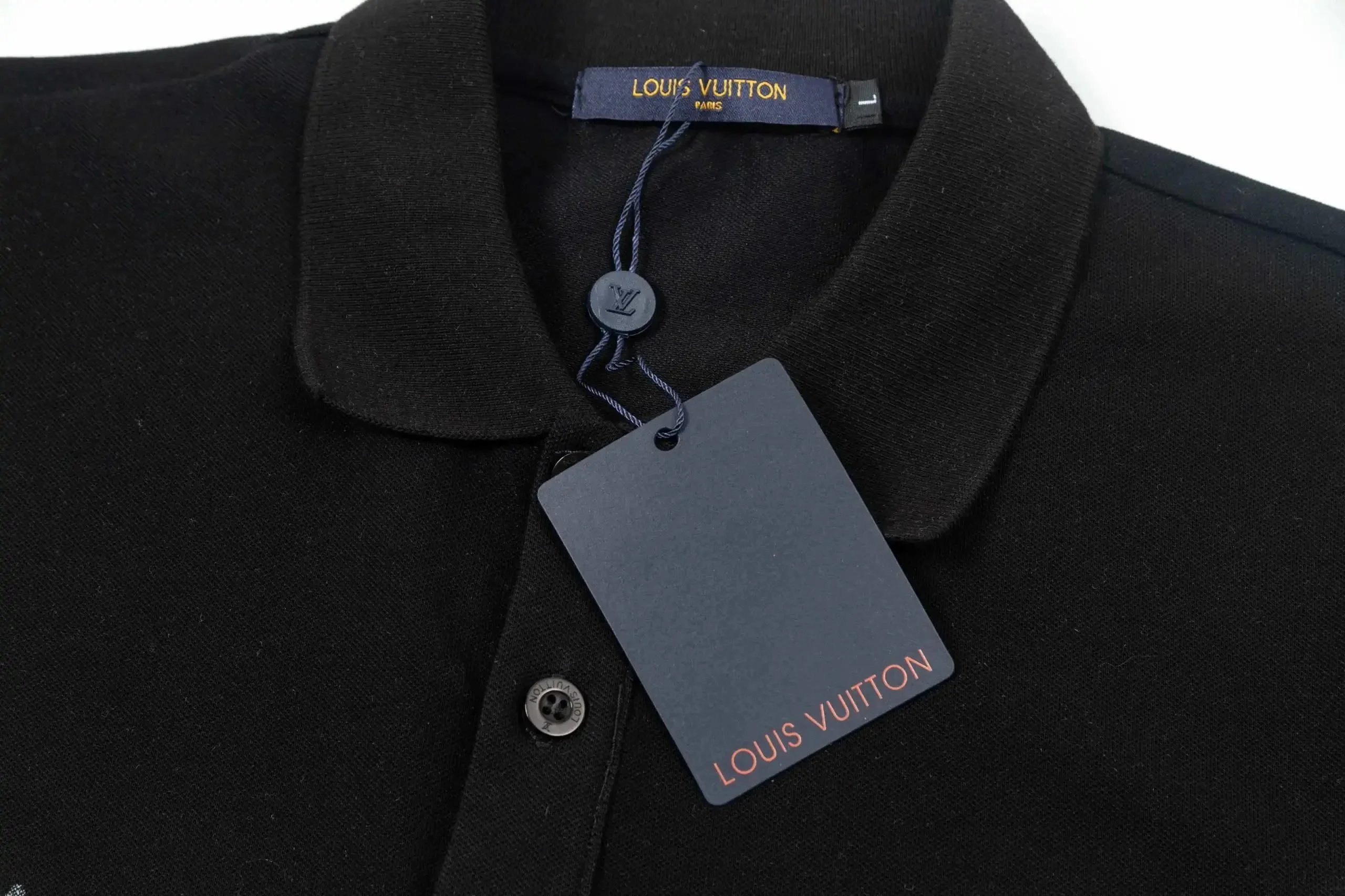 Louis Vuitton Monogram Square Patch Polo Gray Polo Shirt - 7