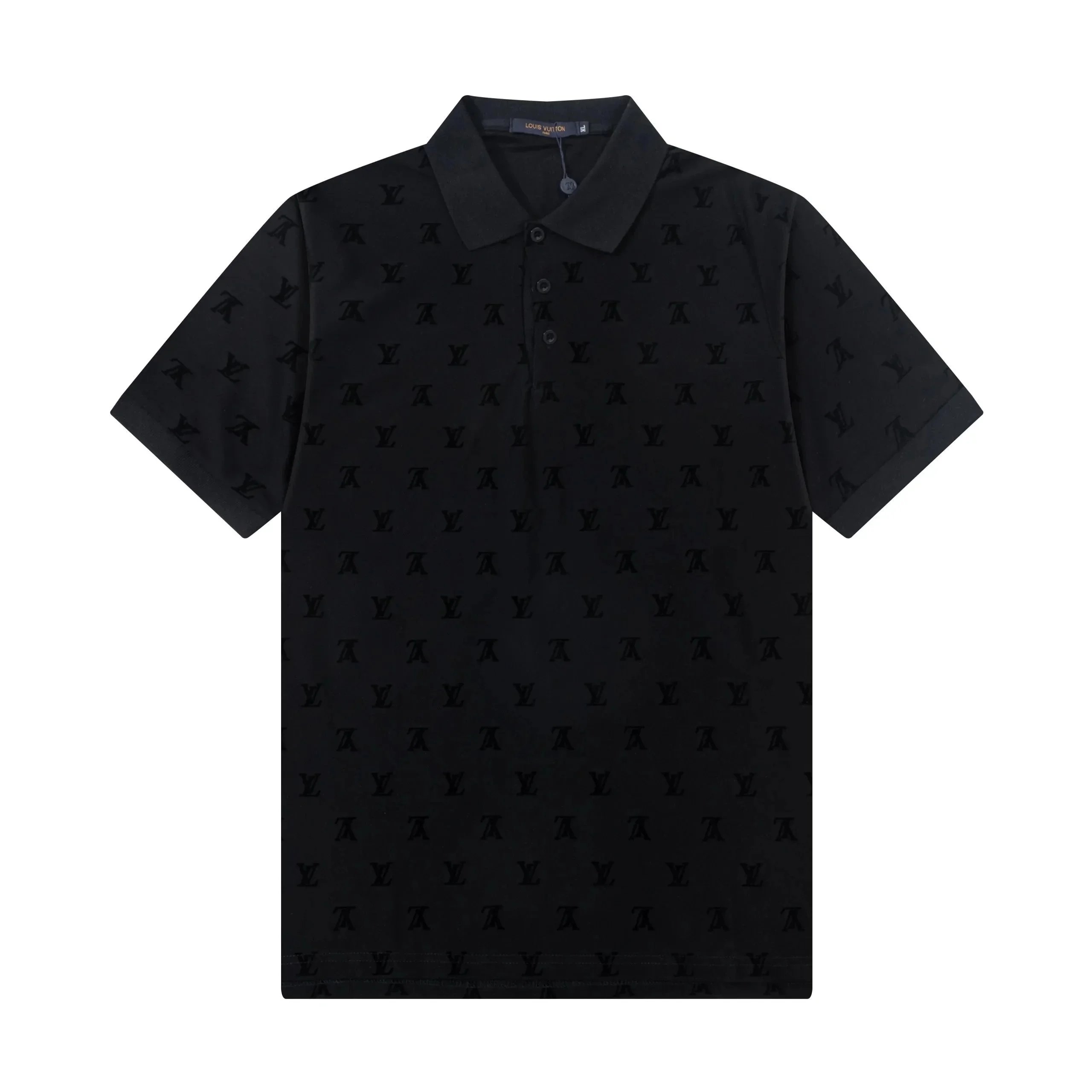 Louis Vuitton Monogram Square Patch Polo Gray Polo Shirt - 13